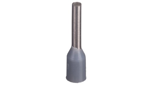 Końcówka tulejkowa izolowana TI 0,75mm2/8mm szara cynowana TI0,75L8x500 /500szt./