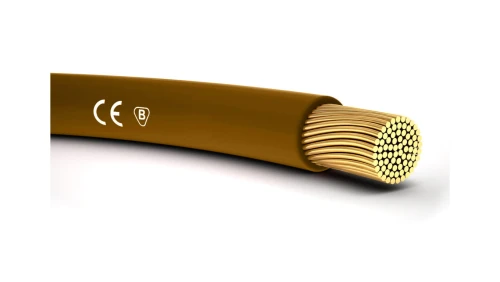 Przewód instalacyjny H07V-K (LgY) 1,5 brązowy /100m/