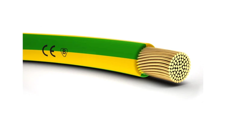 Przewód instalacyjny H07V-K (LgY) 16 żółto-zielony /bębnowy/