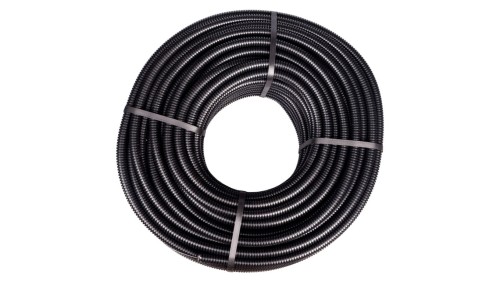 Rura karbowana z pilotem 20mm czarna 750N FK15/20F DX15120R /100m/
