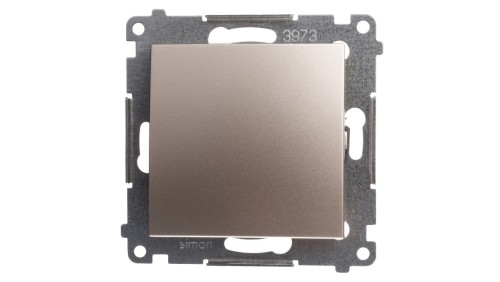 Simon 54 Łącznik jednobiegunowy złoty mat DW1A.01/44