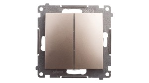 Simon 54 Łącznik świecznikowy złoty mat DW5A.01/44