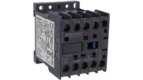 Stycznik mocy 12A 3P 230V AC 0Z 1R LC1K1201P7
