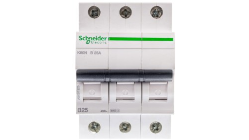 Wyłącznik nadprądowy 3P B 25A 6kA AC K60N A9K01325