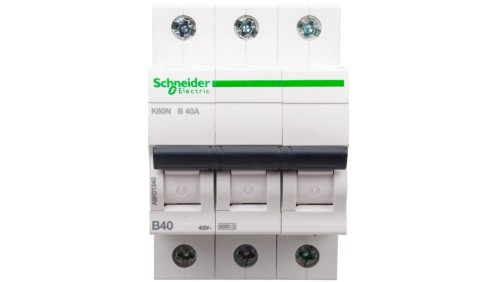 Wyłącznik nadprądowy 3P B 40A 6kA AC K60N A9K01340