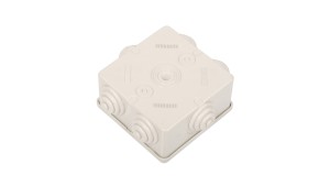 Puszka natynkowa 80x80x40mm tworzywo IP44 szara OL20003