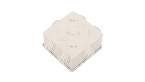 Puszka natynkowa 80x80x40mm tworzywo IP44 szara OL20003