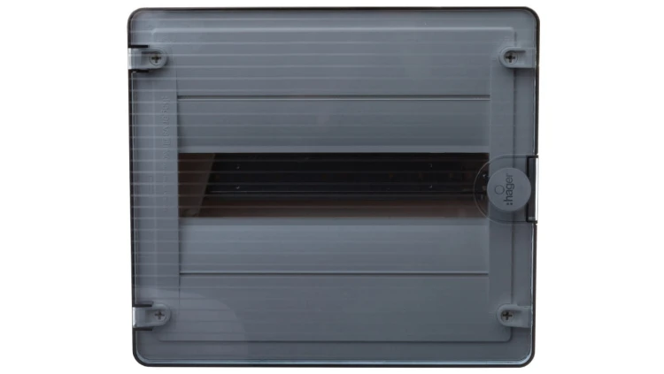 Rozdzielnica modułowa 1x12 natynkowa IP40 Golf (drzwi transparentne) VS112TD