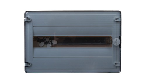 Rozdzielnica modułowa 1x18 natynkowa IP40 Golf (drzwi transparentne) VS118TD