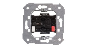 Simon 82 Łącznik jednobiegunowy z podświetleniem mechanizm, szybkozłącza, 75104-39