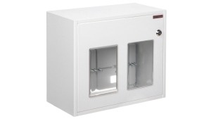 Szafka licznikowa natynkowa/podtynkowa (uniwersalna) 2-licznikowa 1-fazowe IP30 RU-1-2L Z/O