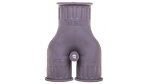 Rozdzielacz Y do węży osłonowych SILVYN KLICK-Y TPE 2x16/1x21 szary 56000150