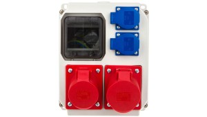 Rozdzielnica stacjonarna MIKOŁAJKI 32A/5P 2x2P+Z 9013013W