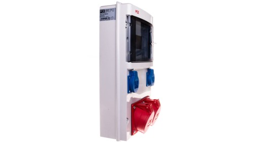 Rozdzielnica stacjonarna STAR 2x32A/5P 2xGS bez zabezpieczeń IP44 9016850W