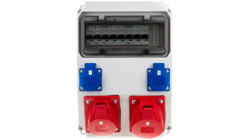 Rozdzielnica stacjonarna ADAMÓW 32A/5PxB32 16A/5PxB16 2xGSx2xB16 IP44 9036435W