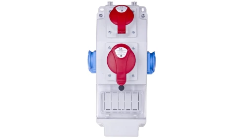 Rozdzielnica budowlana 5P/32A 5P/16A 2x2P+Z 5 modułów ROS 5X-15