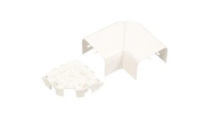 Naroże kanału płaskie regulowane DLP 80x35/50 białe 010767