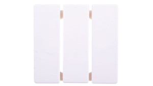 Klawisz 3-biegunowy przycisk biały tworzywo 16656089