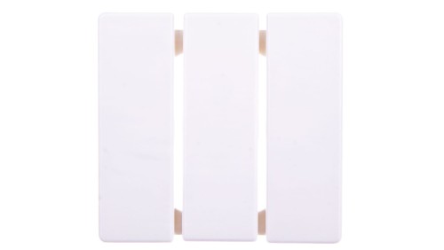 Klawisz 3-biegunowy przycisk biały tworzywo 16656089