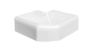 Naroże kanału płaskie regulowane DLP 50x150 białe 010789