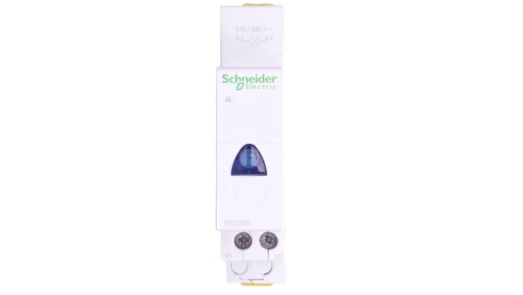 Lampka modułowa niebieska 110-230V AC iIL A9E18323