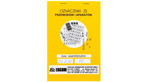 Znaki samoprzylepne ZS D20/PE E04ZP-02030403400