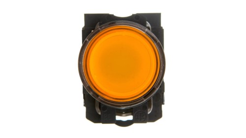 Przycisk sterowniczy 22mm żółty 1Z 1R z samopowrotem z podświetleniem XB5AW35B5