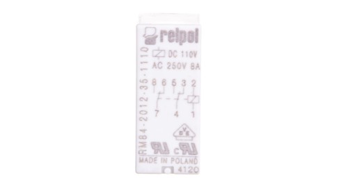 Przekaźnik miniaturowy 2P 110V DC PCB AgNi RM84-2012-35-1110 600339