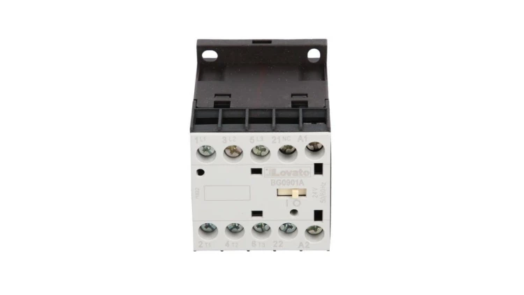 Stycznik mocy 3P 9A 4kW przy 400VAC AC3, cewka 24VAC 50/60Hz, 0Z 1R 11BG0901A024