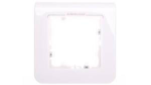 MOSAIC Ramka pojedyncza /2moduły/ antybakteryjna biała 078880