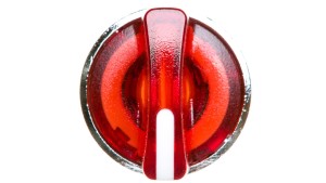 Napęd przełącznika 3 położeniowy czerwony z podświetleniem z samopowrotem ZB4BK1543