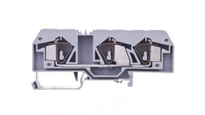 Złączka szynowa 3-przewodowa 16mm2 szara 283-671