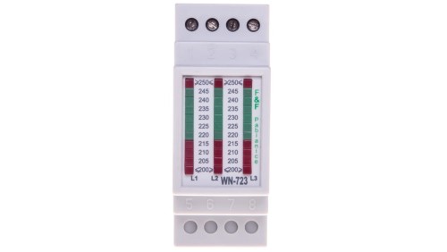 Lampka modułowa potrójna biały 230-400V AC WN-723