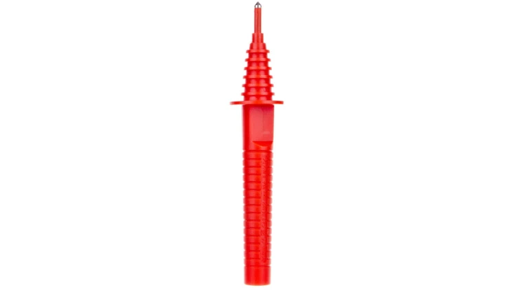 Sonda ostrzowa z gniazdem bananowym czerwona 5kV WASONREOGB2