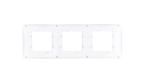 Unica Plus Ramka potrójna czarny pozioma MGU6.006.877