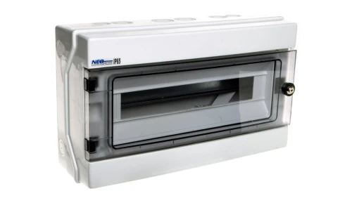 Rozdzielnica hermetyczna modułowa (500V AC ,1000V DC) 1x18 natynkowa IP65 RH-18/Z (z zamkiem) 36.19