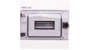 Rozdzielnica hermetyczna modułowa (500V AC ,1000V DC) 1x8 natynkowa IP65 RH-8 36.8