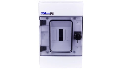Rozdzielnica hermetyczna modułowa (500V AC ,1000V DC) 1x4 natynkowa IP65 RH-4 36.04