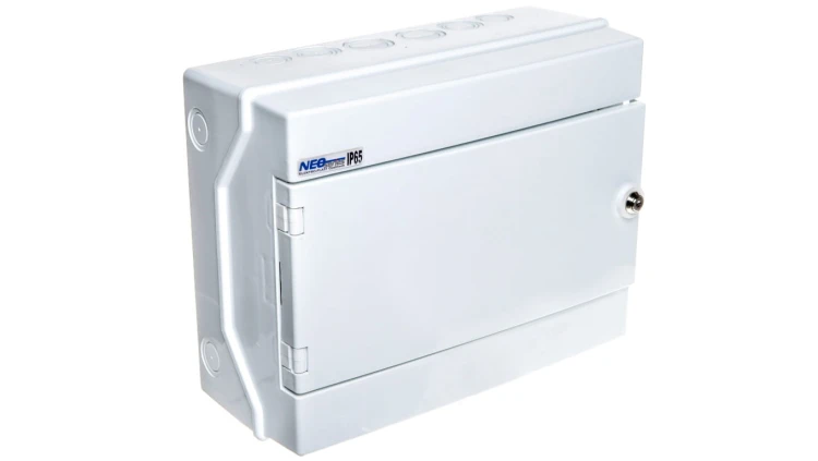 Rozdzielnica hermetyczna modułowa (500V AC ,1000V DC) 1x12 natynkowa IP65 RH-12/ZB (z zamkiem) 36.14