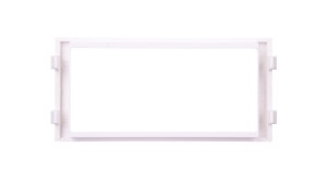 Simon Connect Ramka CIMA pojedyncza 2xK45 pionowa czysta biel S44/9