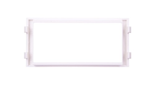 Simon Connect Ramka CIMA pojedyncza 2xK45 pionowa czysta biel S44/9