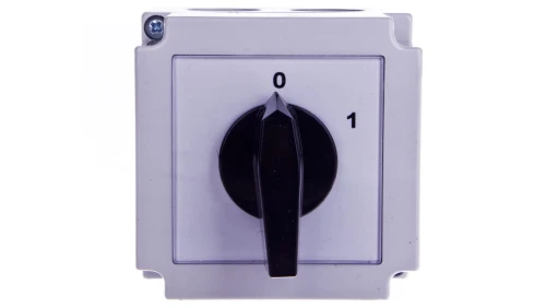 Łącznik krzywkowy 0-1 4P 25A w obudowie 4G25-92-PK R114 63-840398-031