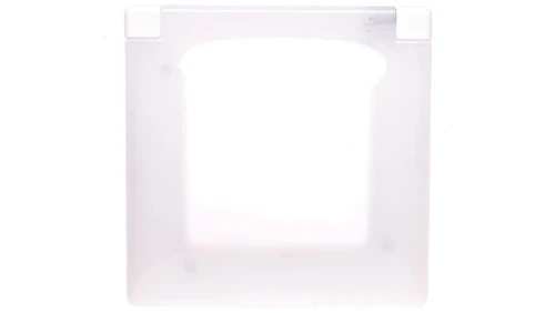 NILOE Ramka pojedyncza biały tworzywo IP44 665000