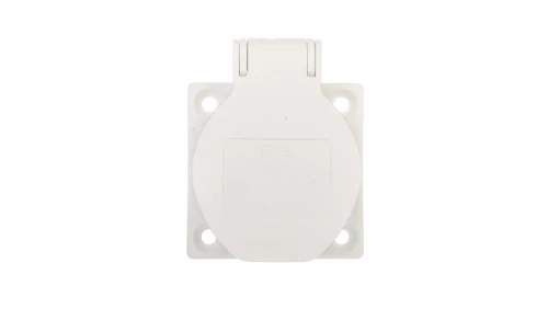 Gniazdo tablicowe 10/16A 2P+Z 230V białe IP54 1050-0ws