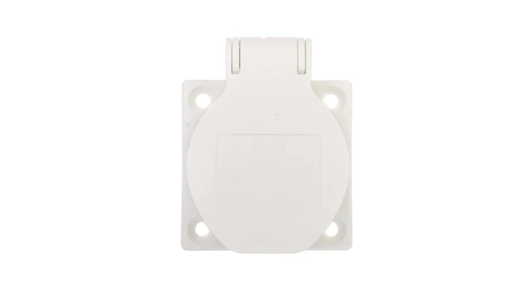Gniazdo tablicowe 10/16A 2P+Z 230V białe IP54 1050-0ws