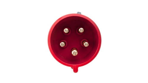 Wtyczka przenośna 32A 5P 400V czerwona IP44 TURBO SHARK 025-6TT