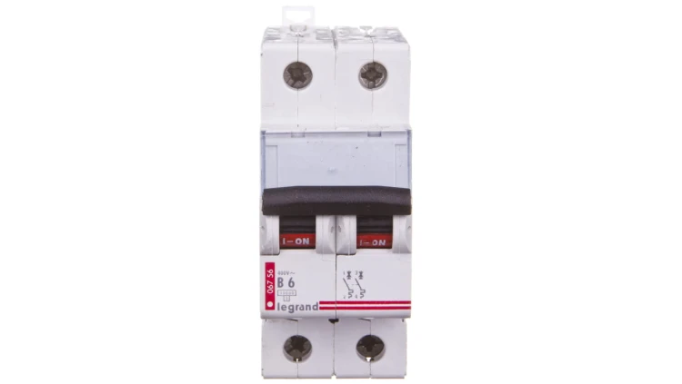 Wyłącznik nadprądowy 2P B 6A 10kA AC S312 TX3 404109