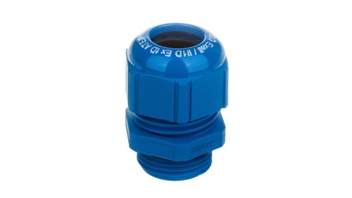 Dławnica kablowa poliamidowa M20 IP68 SKINTOP K-M 20 ATEX plus niebieska 54115420