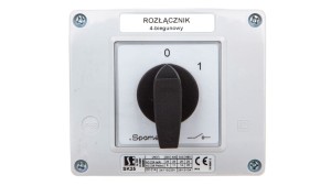 Łącznik krzywkowy 0-1 25A 4P w obudowie SK25-2.8210OB13