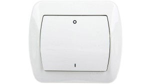 Simon Akord Łącznik dwubiegunowy biały AW2/11